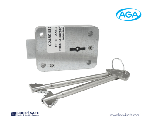 Mechanisches Tresorschlosse AGA 246 mit Schlüssel Lock4Safe