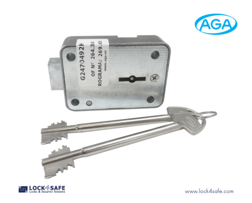 Mechanisches Tresorschlosse AGA 247 mit Schlüssel Lock4Safe