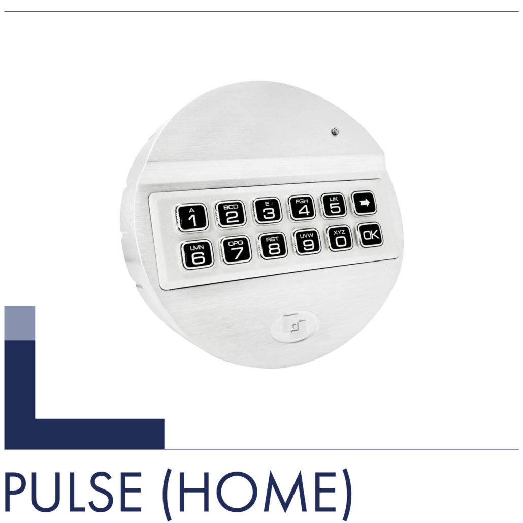 Tecnosicurezza Pulse PRO, Pulse PRO input unit, buy pulse pro, pulse pro tecno italy, input unit for safes, buy Pulse Pro safe lock, buy new safe lock