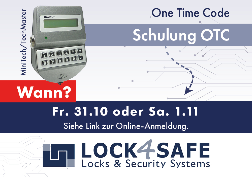 Schulung One Time Codes / Einmalcodes